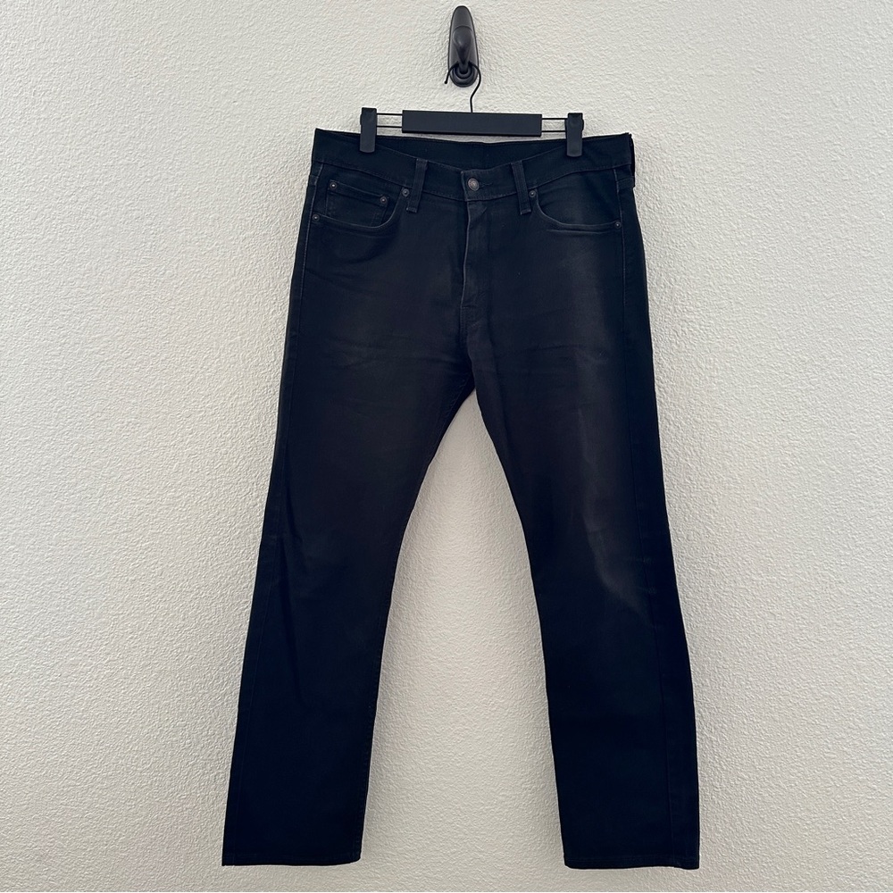 Levi's Men's 513 Black Slim Straight Jeans 32x30 | Casual‎ Classic